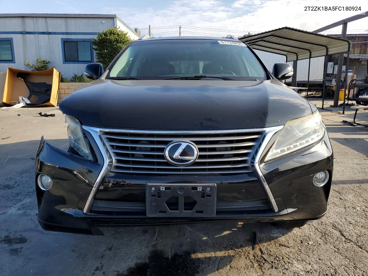 2015 Lexus Rx 350 Base VIN: 2T2ZK1BA5FC180924 Lot: 61734856