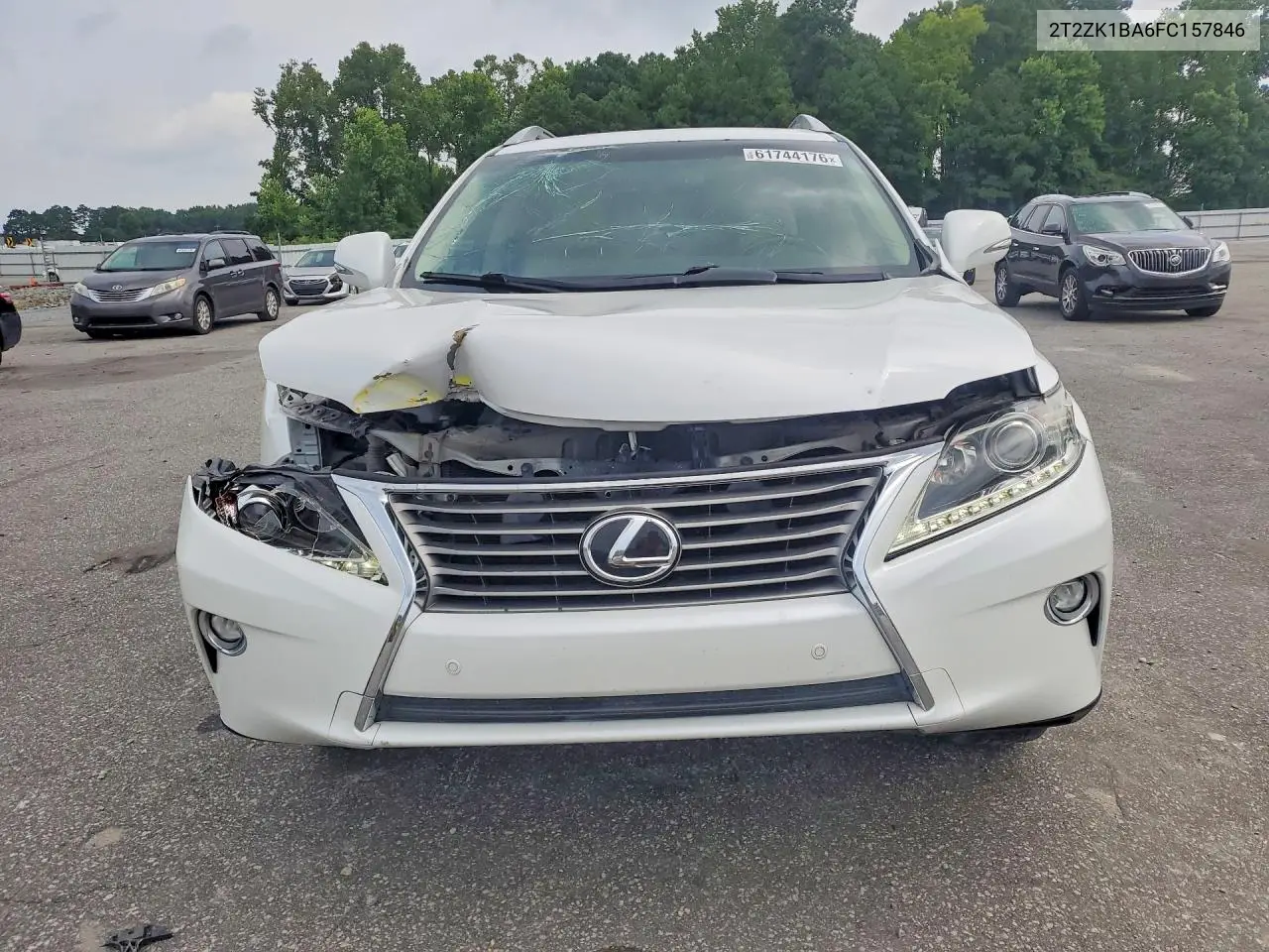 2015 Lexus Rx 350 Base VIN: 2T2ZK1BA6FC157846 Lot: 61744176