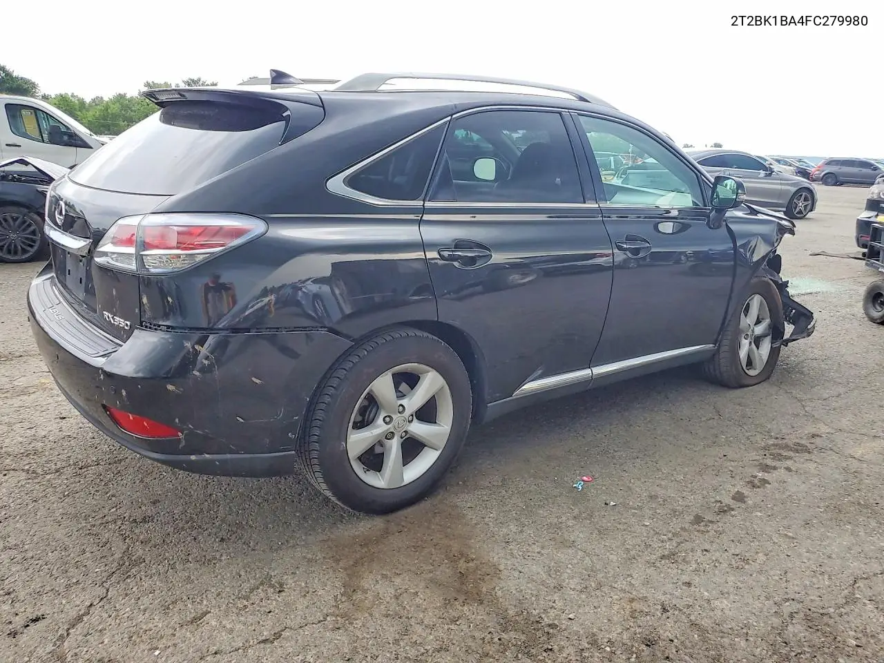 2015 Lexus Rx 350 Base VIN: 2T2BK1BA4FC279980 Lot: 61754406