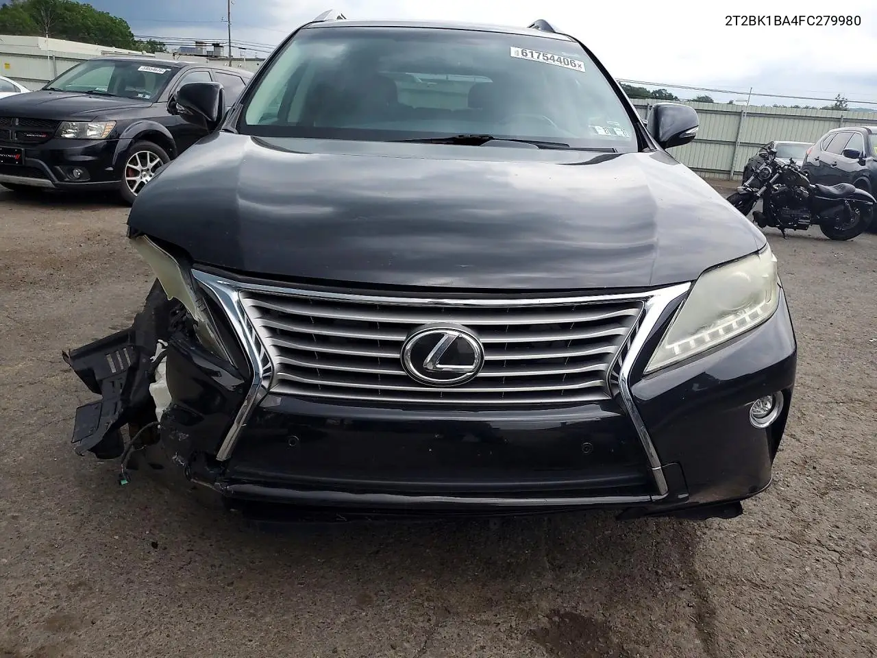 2015 Lexus Rx 350 Base VIN: 2T2BK1BA4FC279980 Lot: 61754406