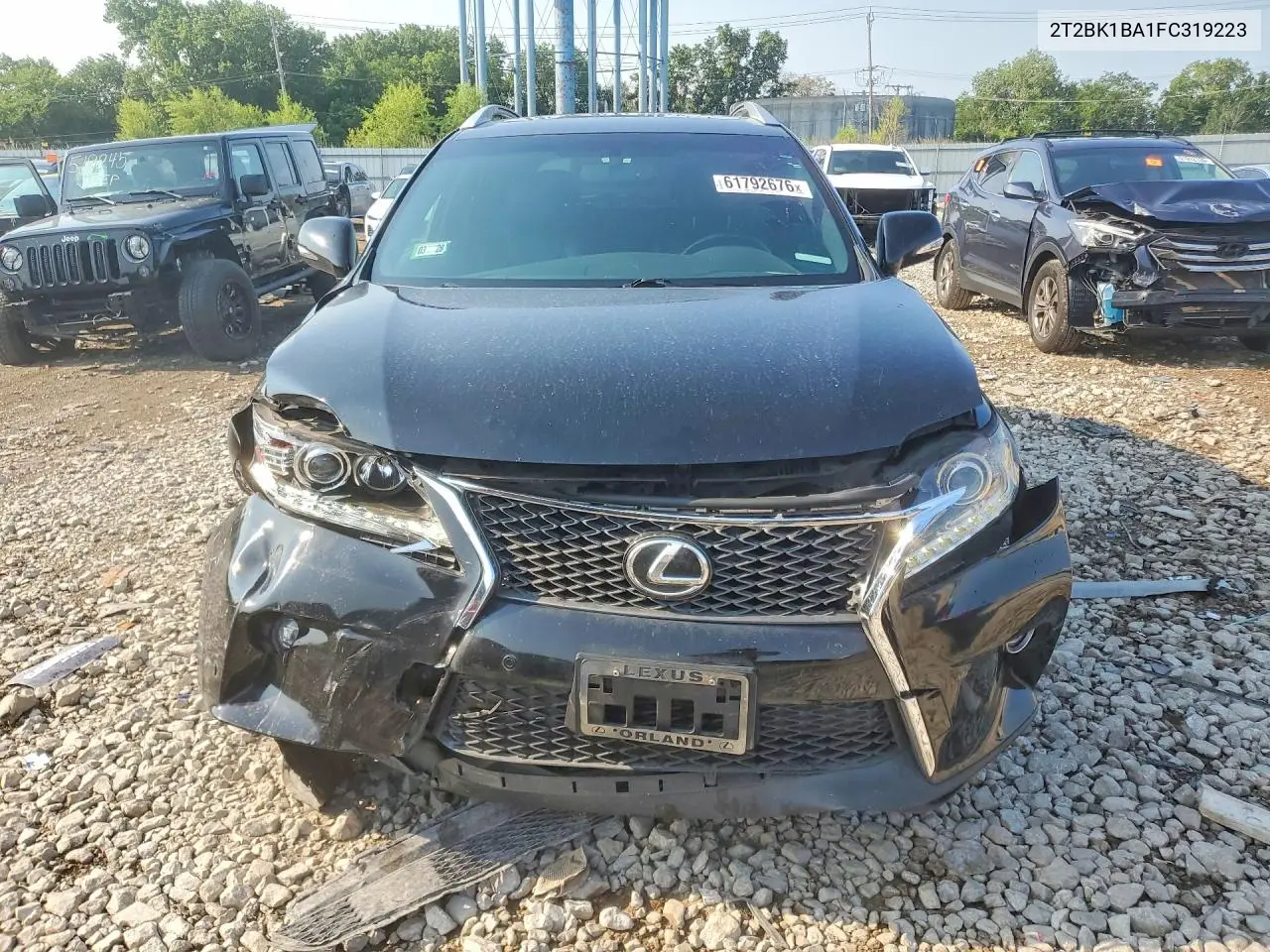 2015 Lexus Rx 350 F Sport VIN: 2T2BK1BA1FC319223 Lot: 61792676