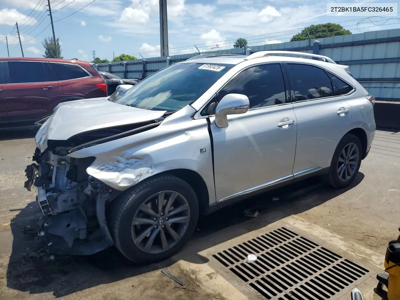 2015 Lexus Rx 350 F Sport VIN: 2T2BK1BA5FC326465 Lot: 61993426