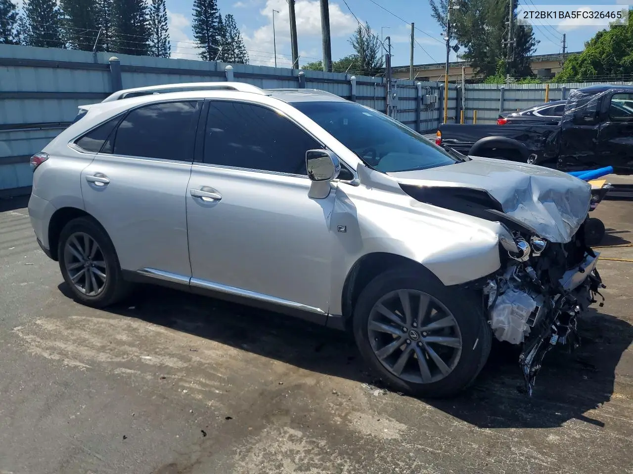 2015 Lexus Rx 350 F Sport VIN: 2T2BK1BA5FC326465 Lot: 61993426