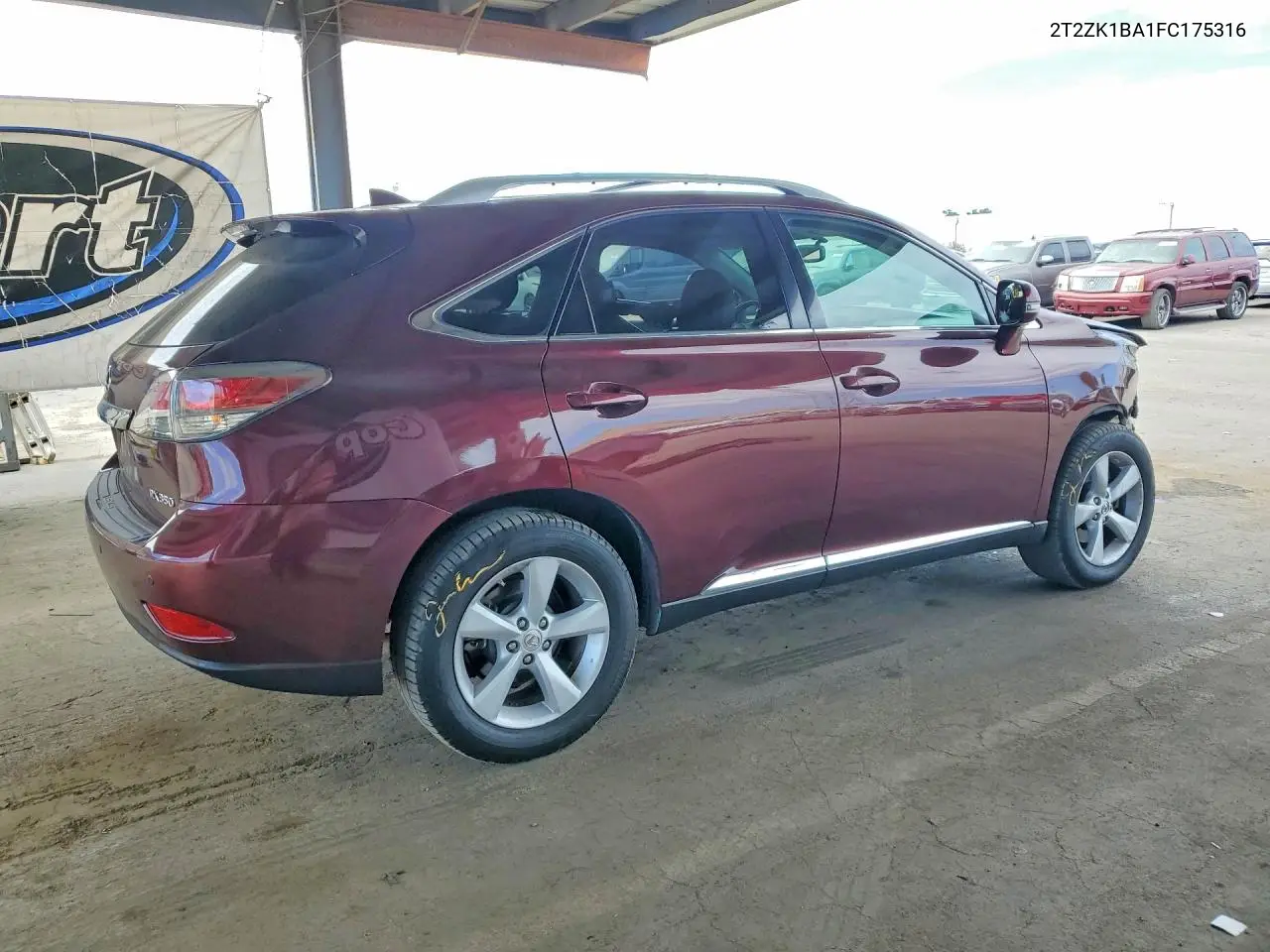 2015 Lexus Rx 350 Base VIN: 2T2ZK1BA1FC175316 Lot: 62074026