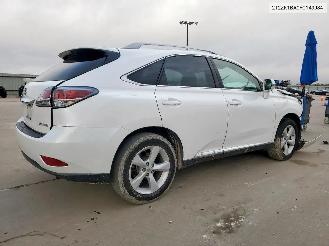 2T2ZK1BA0FC149984 2015 Lexus Rx 350