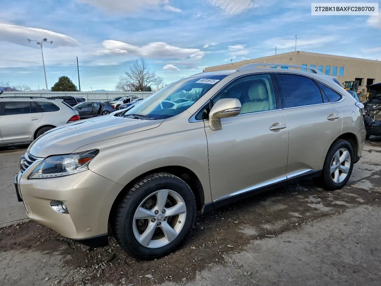 2T2BK1BAXFC280700 2015 Lexus Rx 350 Base