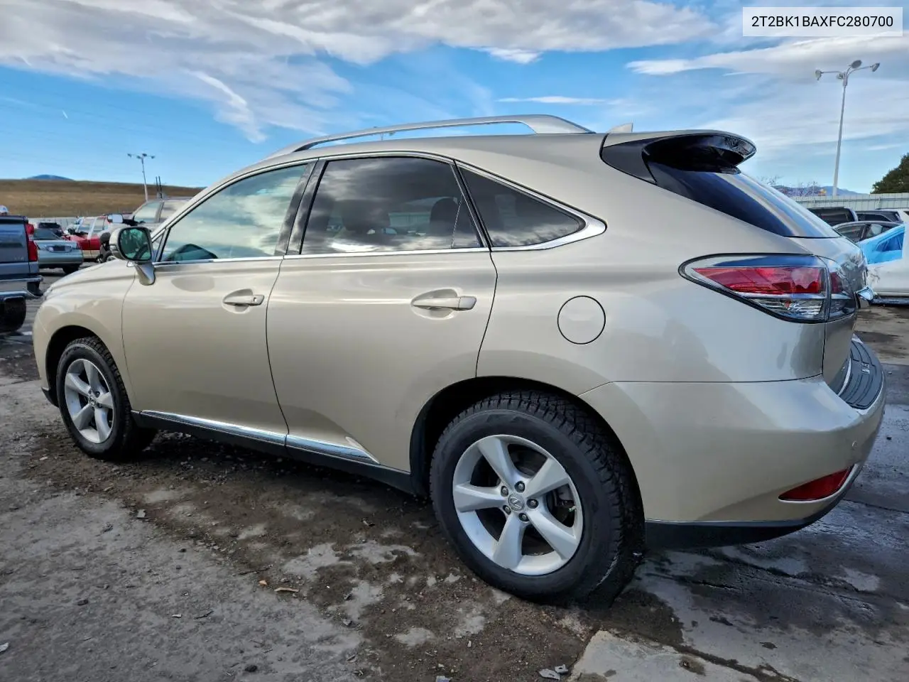 2T2BK1BAXFC280700 2015 Lexus Rx 350 Base