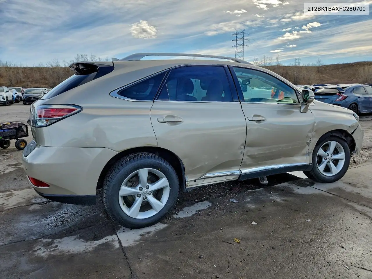2T2BK1BAXFC280700 2015 Lexus Rx 350 Base