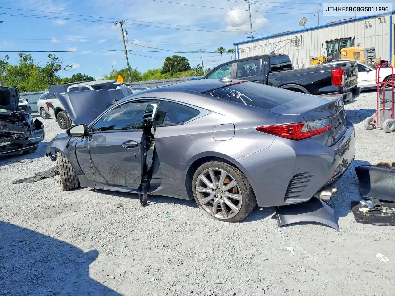 2016 Lexus Rc 350 VIN: JTHHE5BC8G5011896 Lot: 51852676