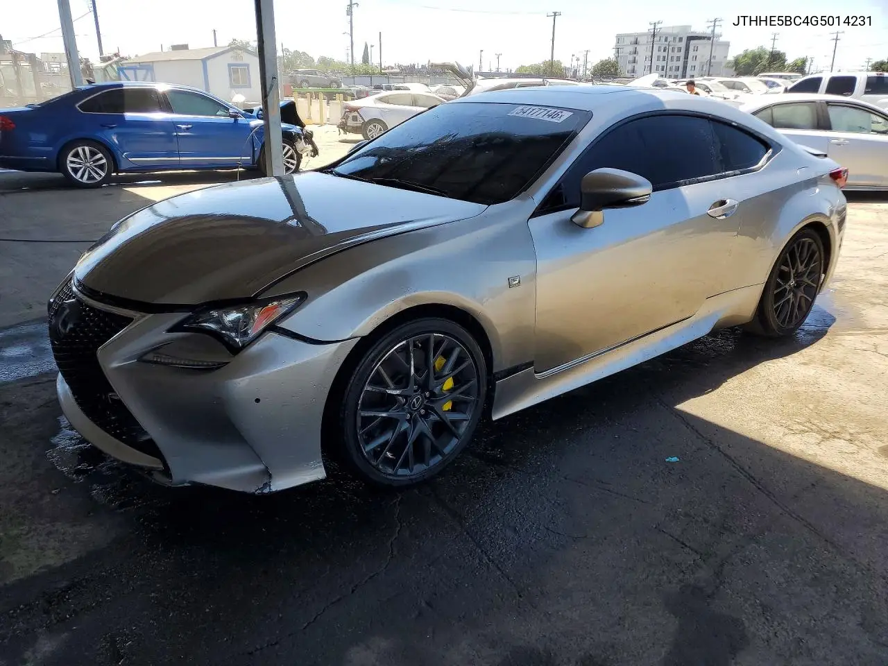 2016 Lexus Rc 350 VIN: JTHHE5BC4G5014231 Lot: 54177146