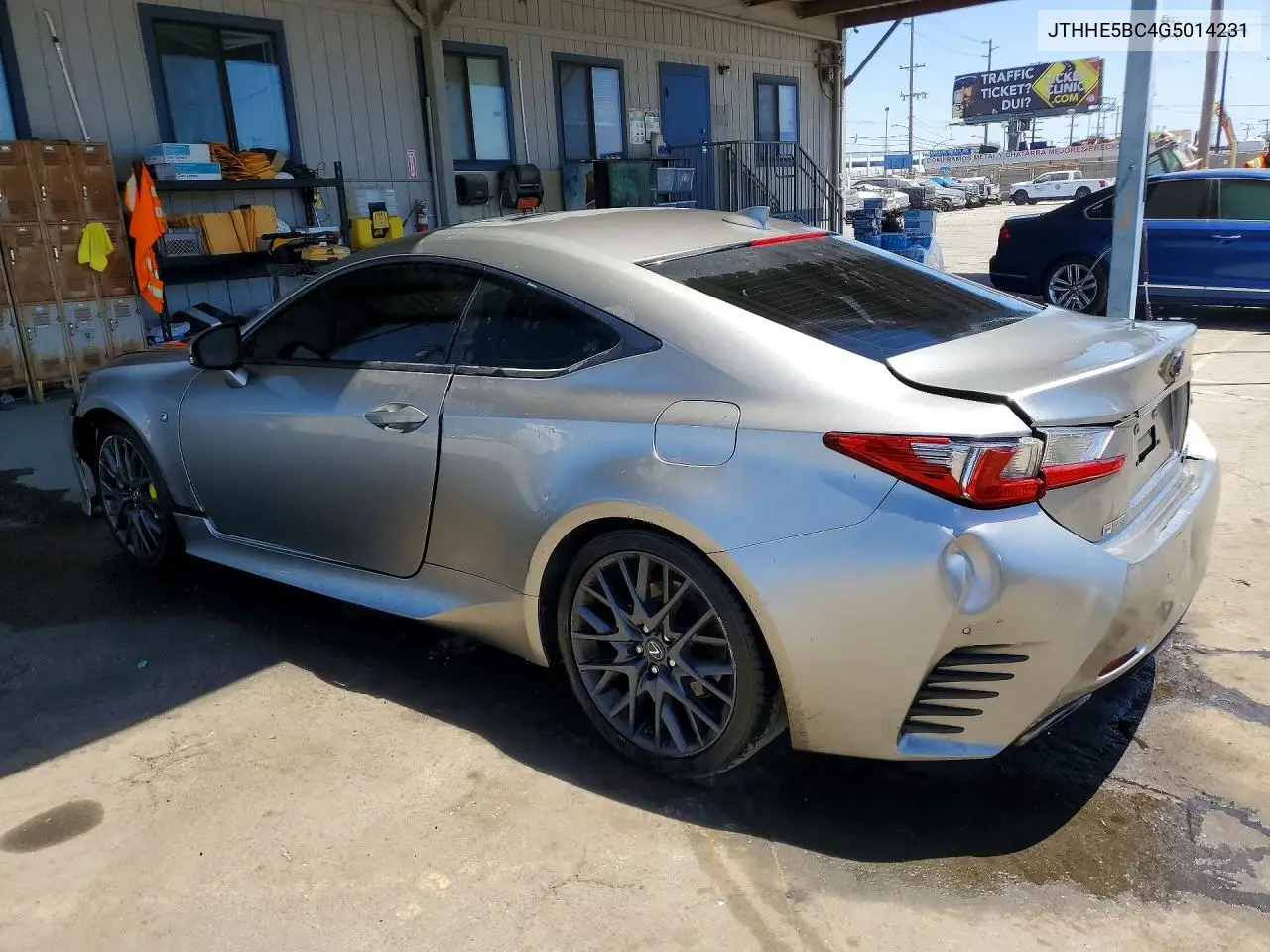 2016 Lexus Rc 350 VIN: JTHHE5BC4G5014231 Lot: 54177146