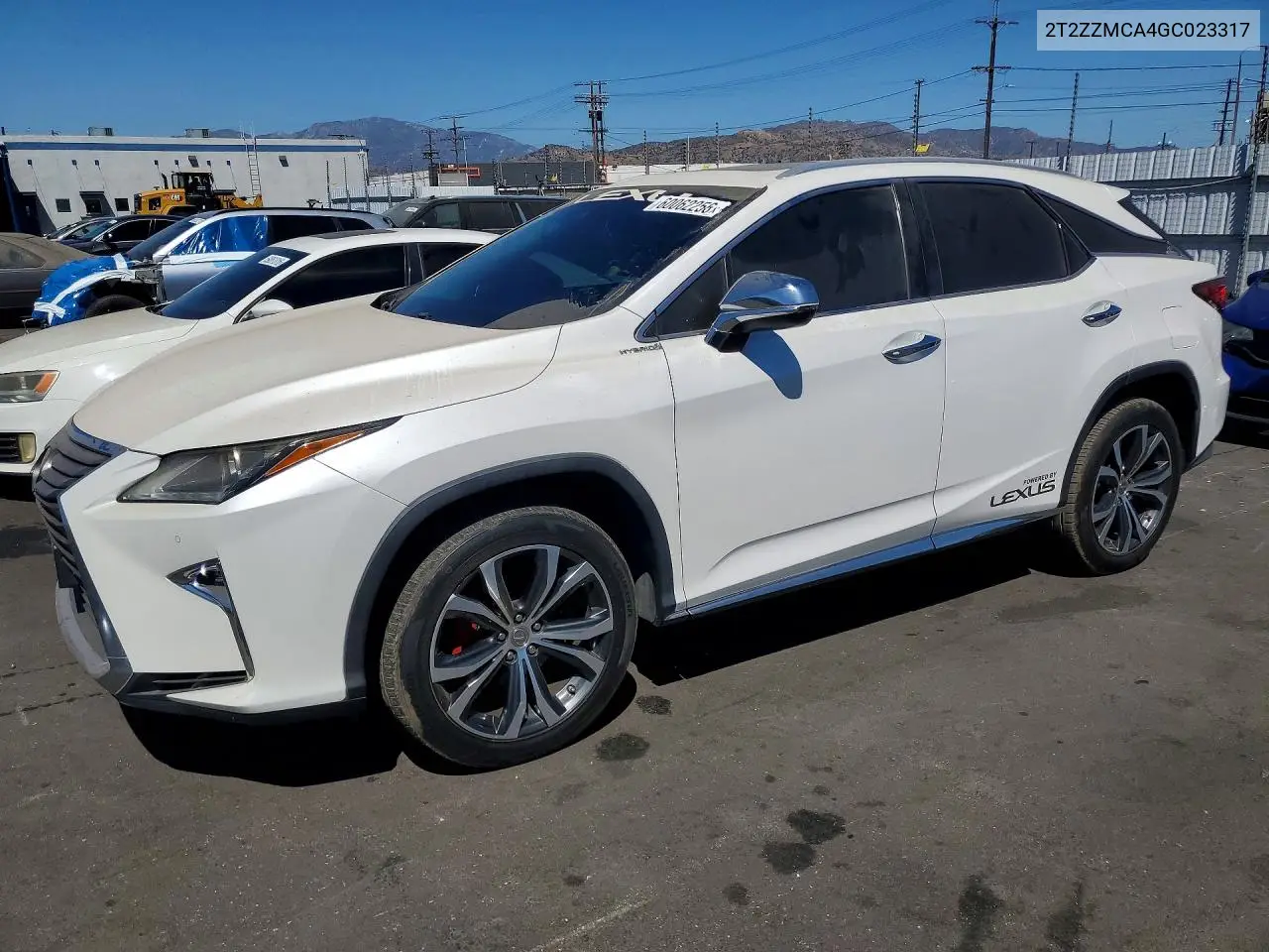 2016 Lexus Rx 350 VIN: 2T2ZZMCA4GC023317 Lot: 60062256