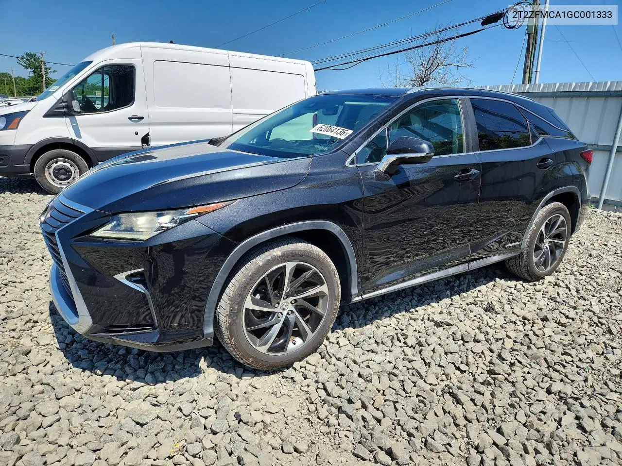 2016 Lexus Rx 450H VIN: 2T2ZFMCA1GC001333 Lot: 62064136