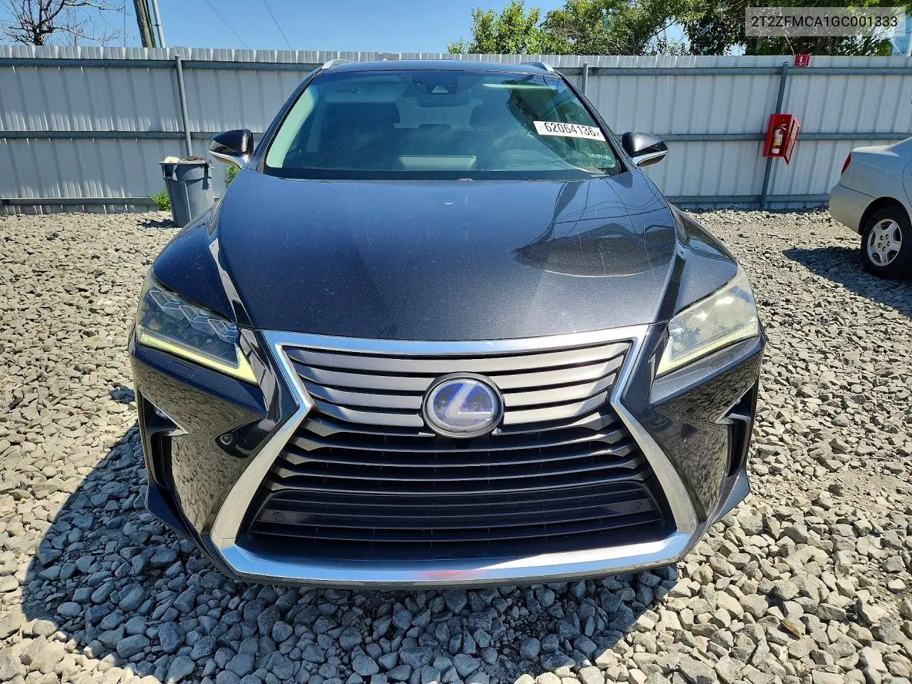 2016 Lexus Rx 450H VIN: 2T2ZFMCA1GC001333 Lot: 62064136