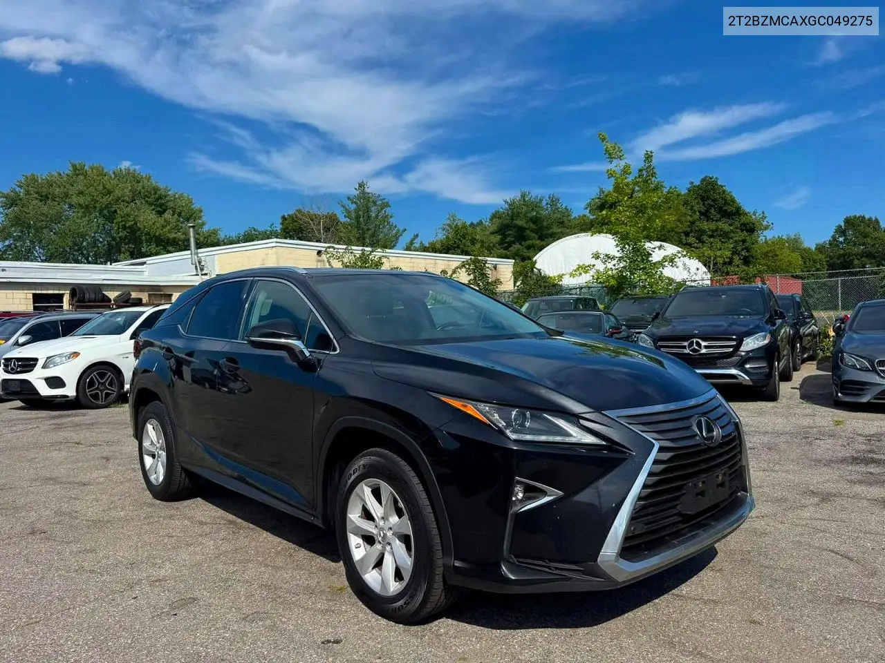 2016 Lexus Rx 350 Base VIN: 2T2BZMCAXGC049275 Lot: 62324516