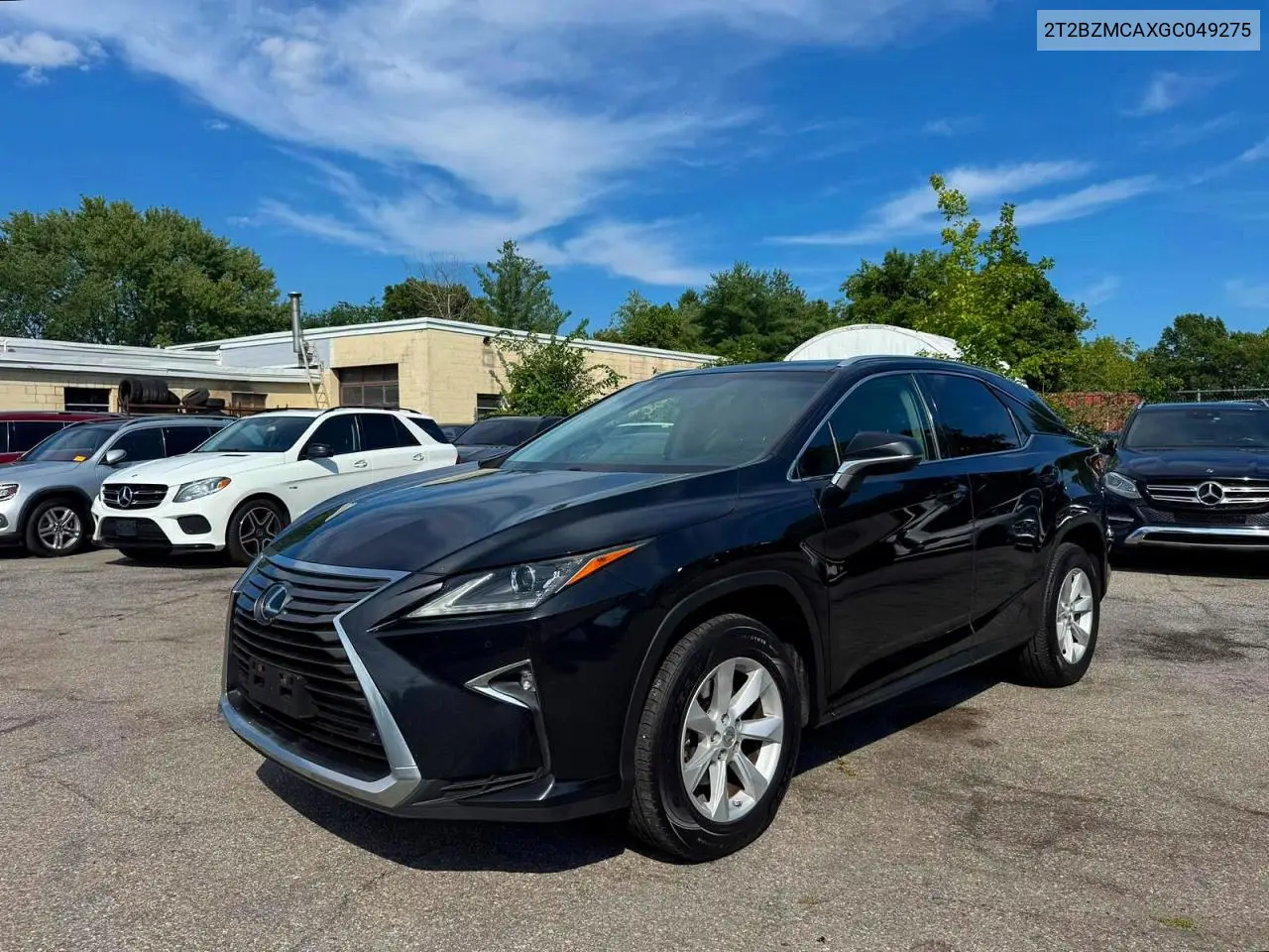 2016 Lexus Rx 350 Base VIN: 2T2BZMCAXGC049275 Lot: 62324516
