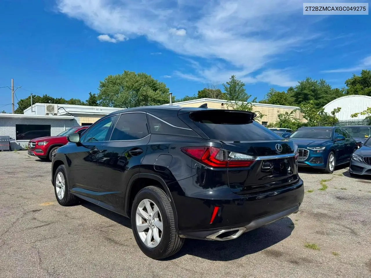 2016 Lexus Rx 350 Base VIN: 2T2BZMCAXGC049275 Lot: 62324516