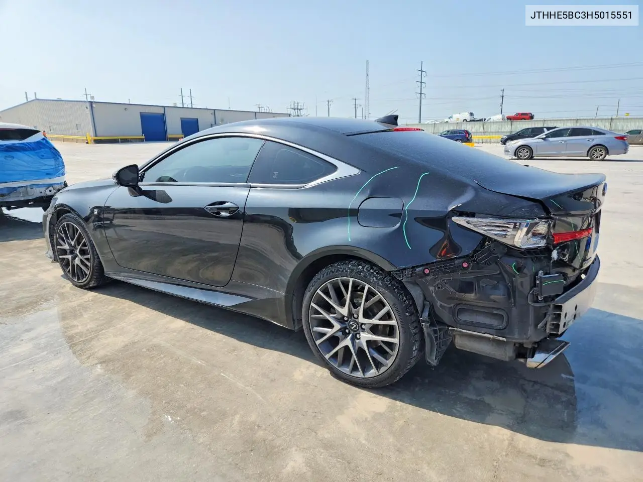 2017 Lexus Rc 350 VIN: JTHHE5BC3H5015551 Lot: 53106006