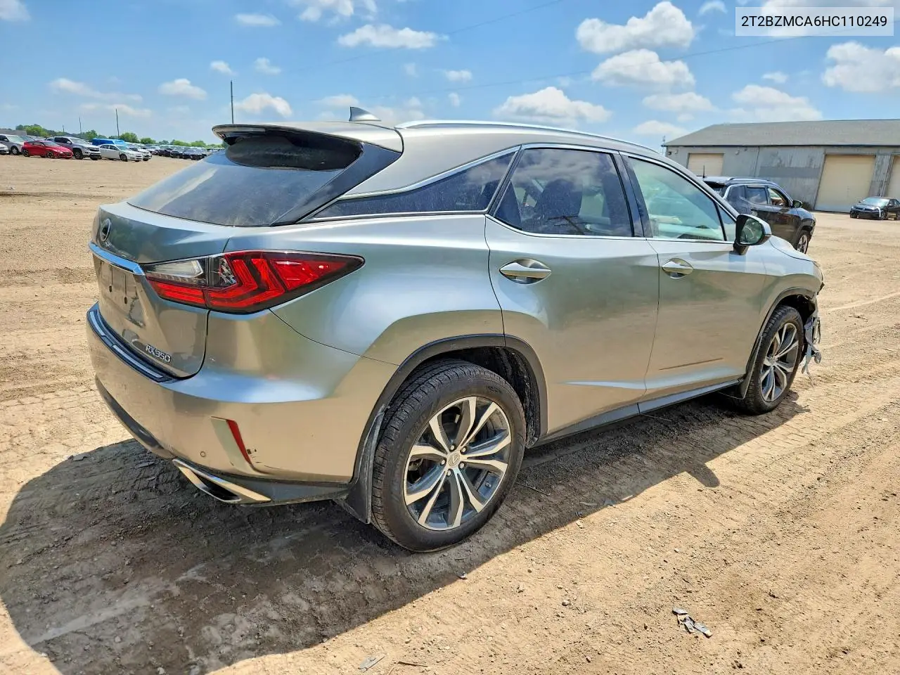 2017 Lexus Rx 350 Base VIN: 2T2BZMCA6HC110249 Lot: 55703226