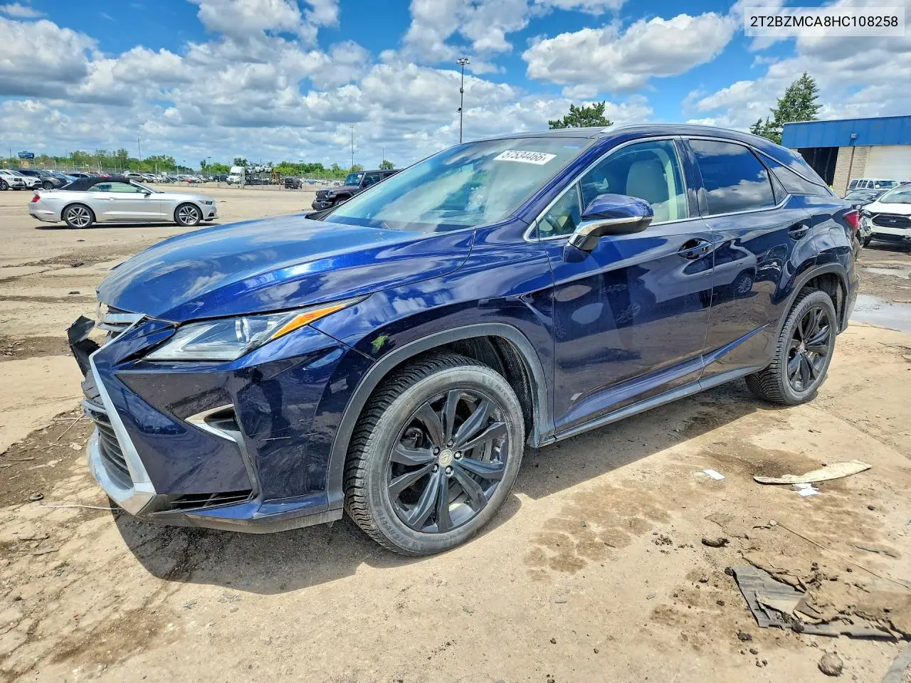 2017 Lexus Rx 350 Base VIN: 2T2BZMCA8HC108258 Lot: 57534466
