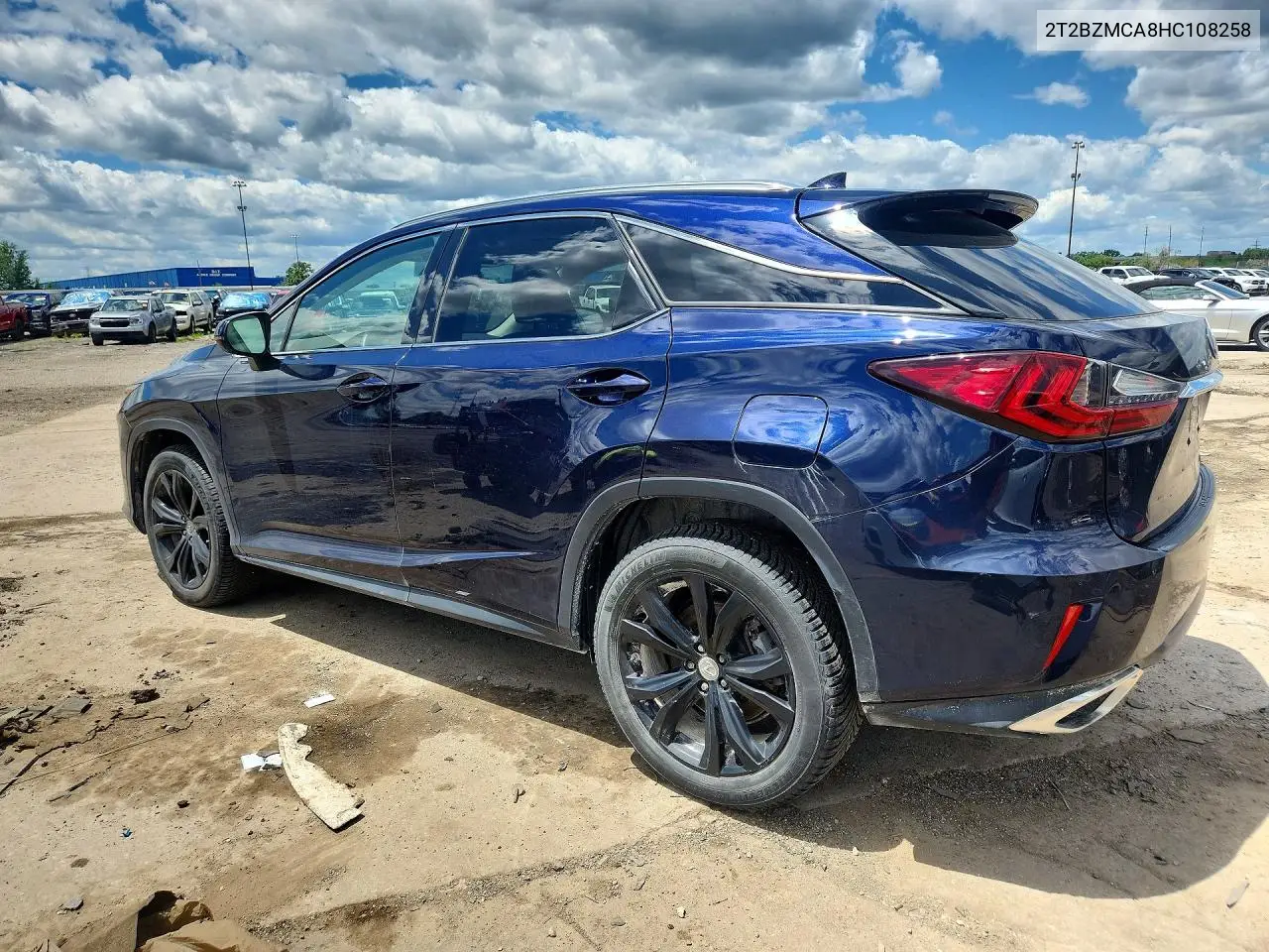 2017 Lexus Rx 350 Base VIN: 2T2BZMCA8HC108258 Lot: 57534466