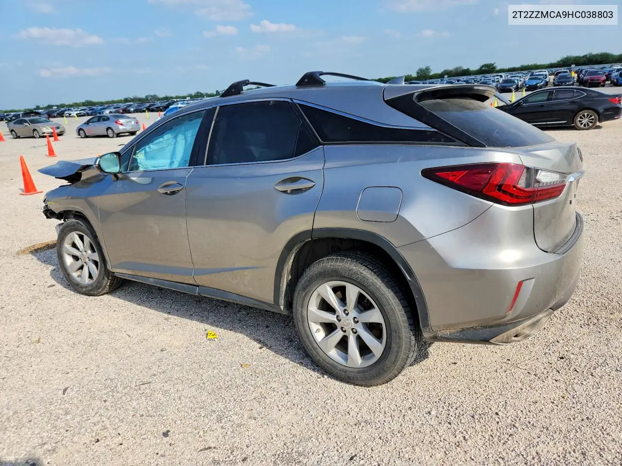 2017 Lexus Rx 350 Base VIN: 2T2ZZMCA9HC038803 Lot: 58026236