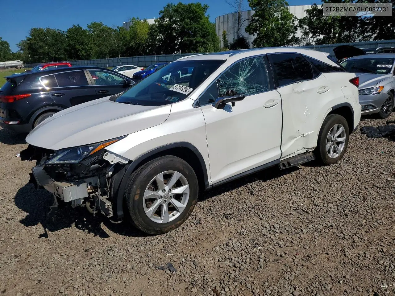 2017 Lexus Rx 350 Base VIN: 2T2BZMCA0HC087731 Lot: 61147836