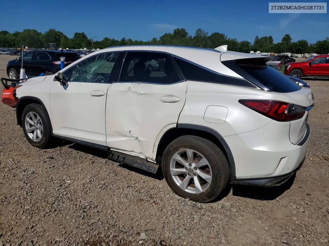 2017 Lexus Rx 350 Base VIN: 2T2BZMCA0HC087731 Lot: 61147836