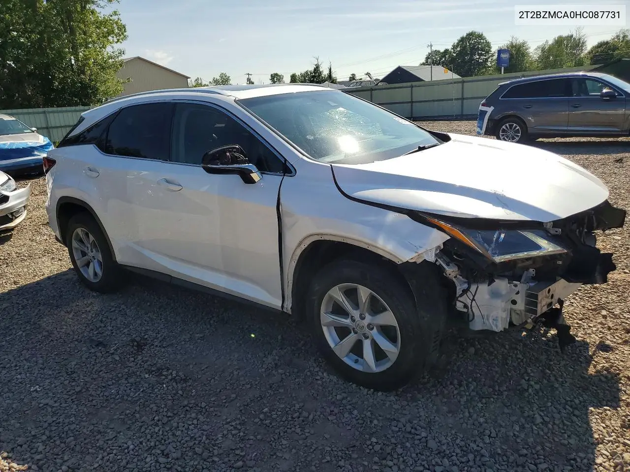 2017 Lexus Rx 350 Base VIN: 2T2BZMCA0HC087731 Lot: 61147836