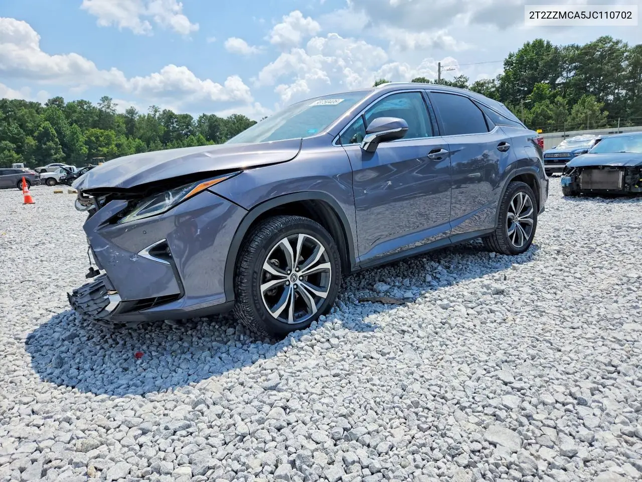 2018 Lexus Rx 350 Base VIN: 2T2ZZMCA5JC110702 Lot: 58750406