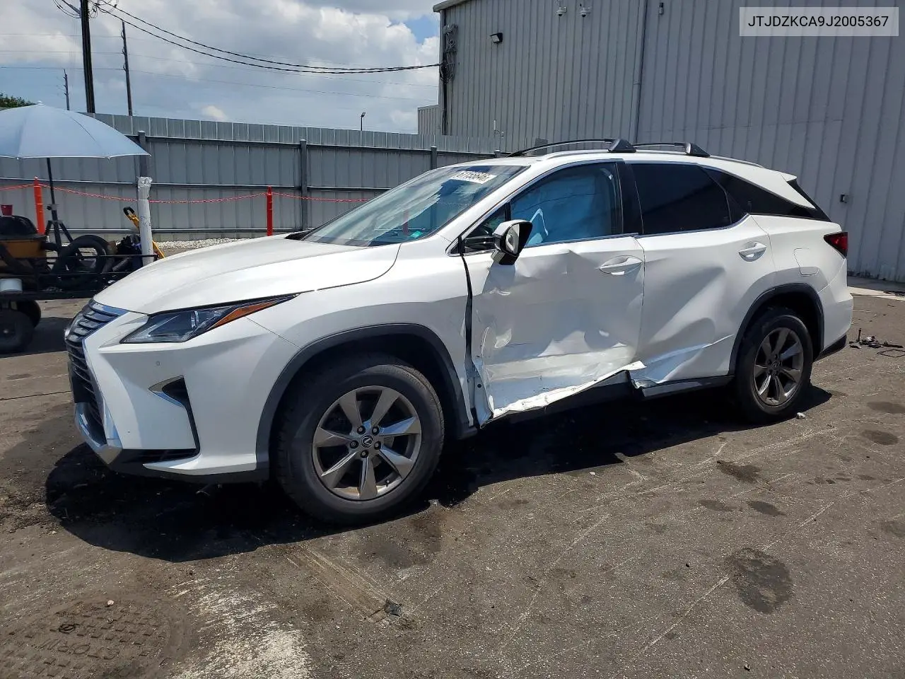2018 Lexus Rx 350 L VIN: JTJDZKCA9J2005367 Lot: 61155646