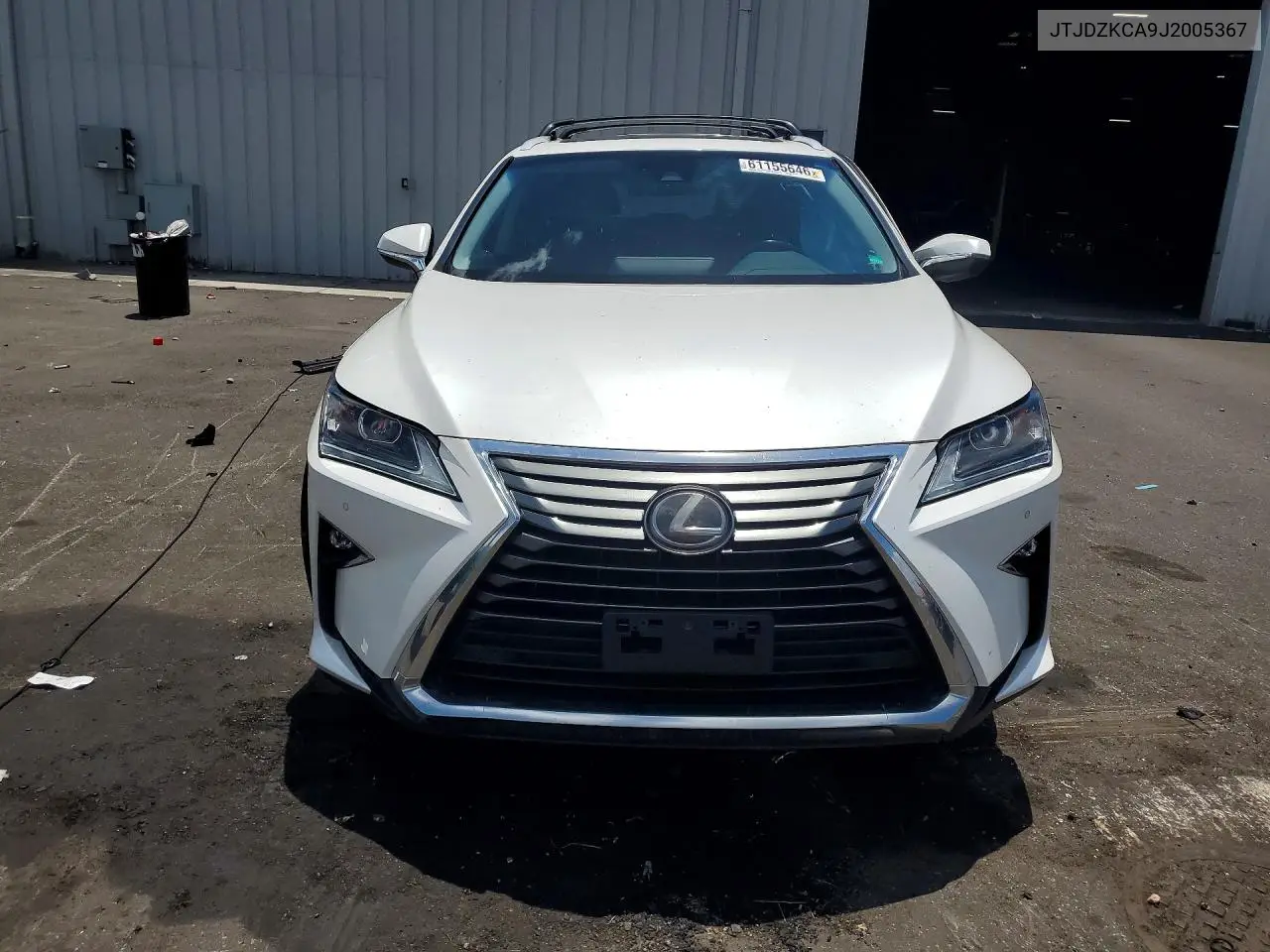 2018 Lexus Rx 350 L VIN: JTJDZKCA9J2005367 Lot: 61155646