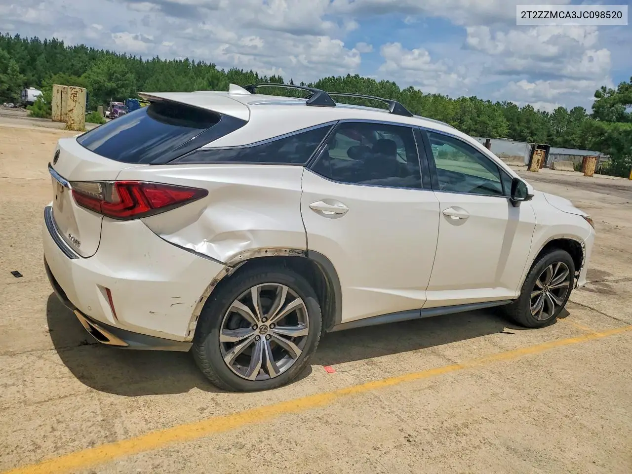 2018 Lexus Rx 350 VIN: 2T2ZZMCA3JC098520 Lot: 62061916