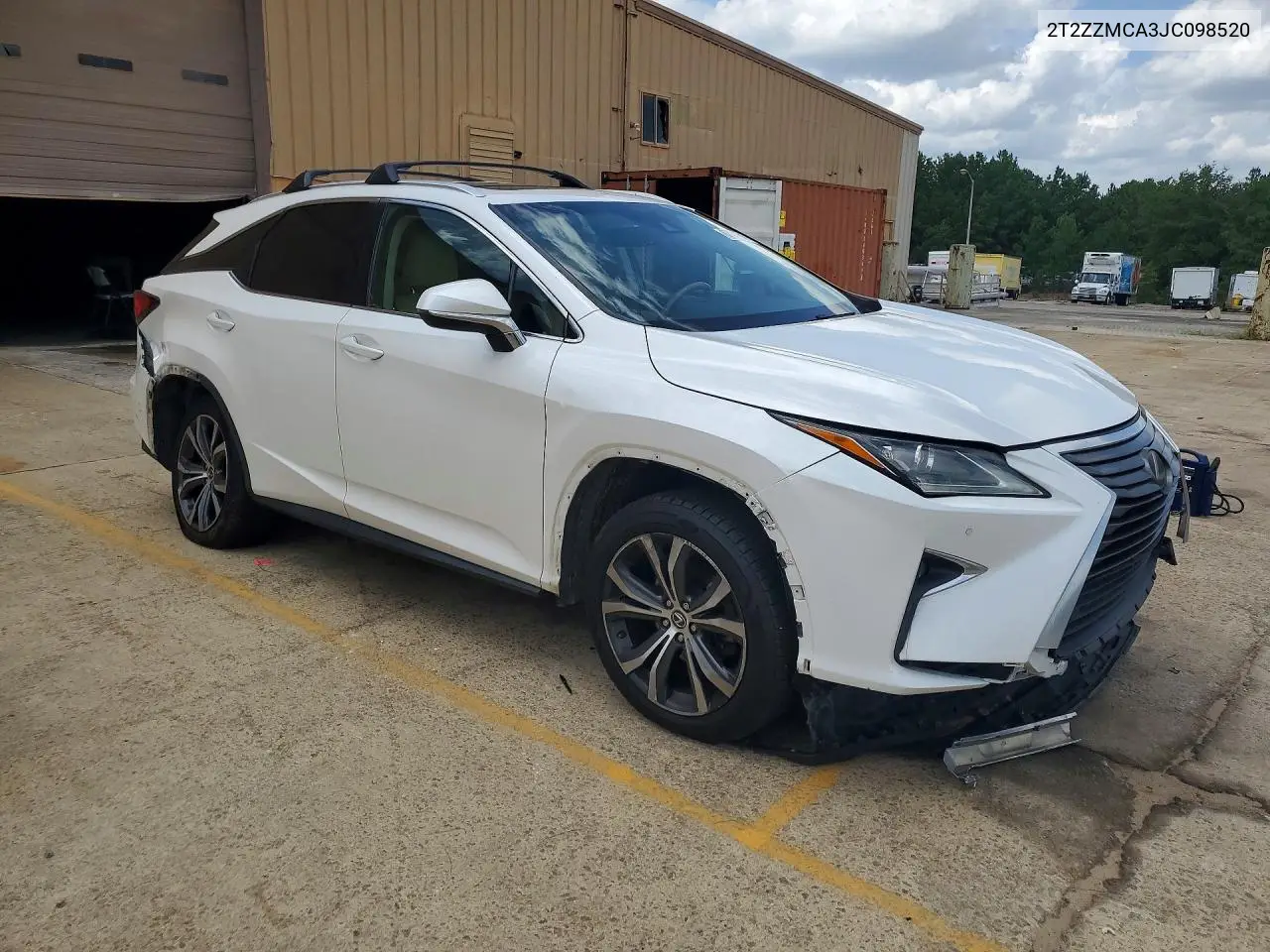 2018 Lexus Rx 350 VIN: 2T2ZZMCA3JC098520 Lot: 62061916