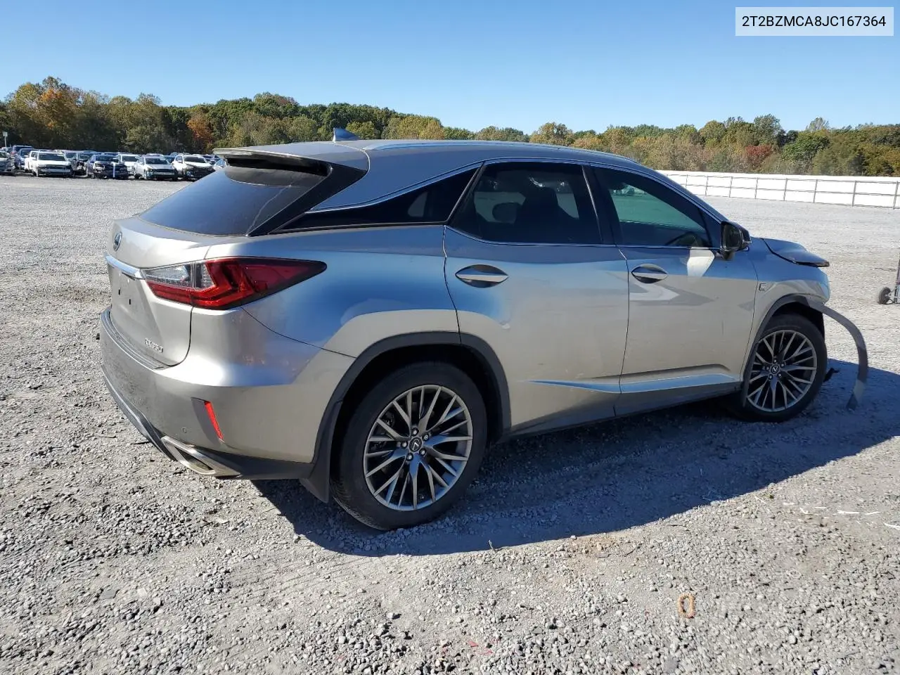 2T2BZMCA8JC167364 2018 Lexus Rx 350 Base
