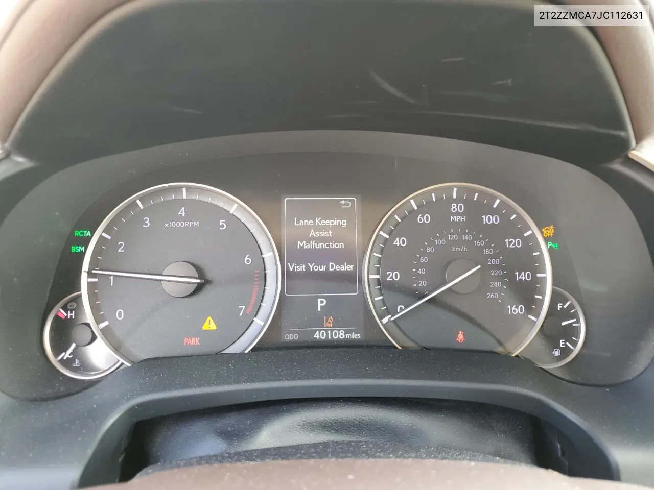 2T2ZZMCA7JC112631 2018 Lexus Rx 350 Base
