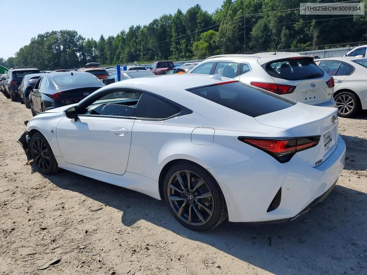 2019 Lexus Rc 350 VIN: JTHSZ5BC9K5009304 Lot: 59254146