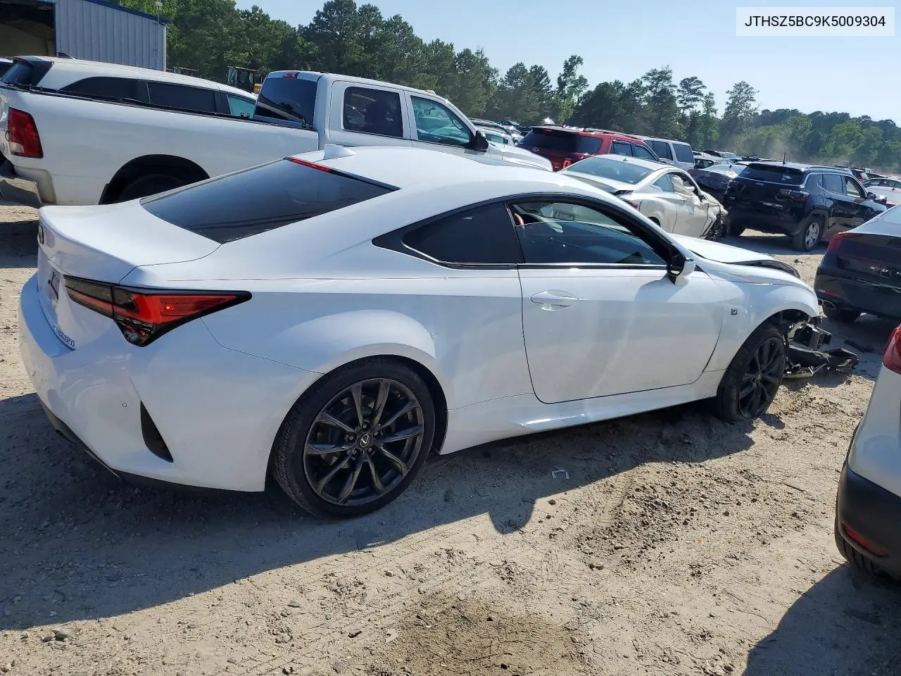 2019 Lexus Rc 350 VIN: JTHSZ5BC9K5009304 Lot: 59254146