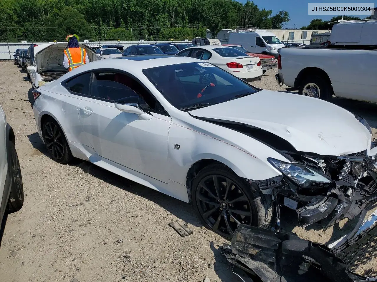2019 Lexus Rc 350 VIN: JTHSZ5BC9K5009304 Lot: 59254146
