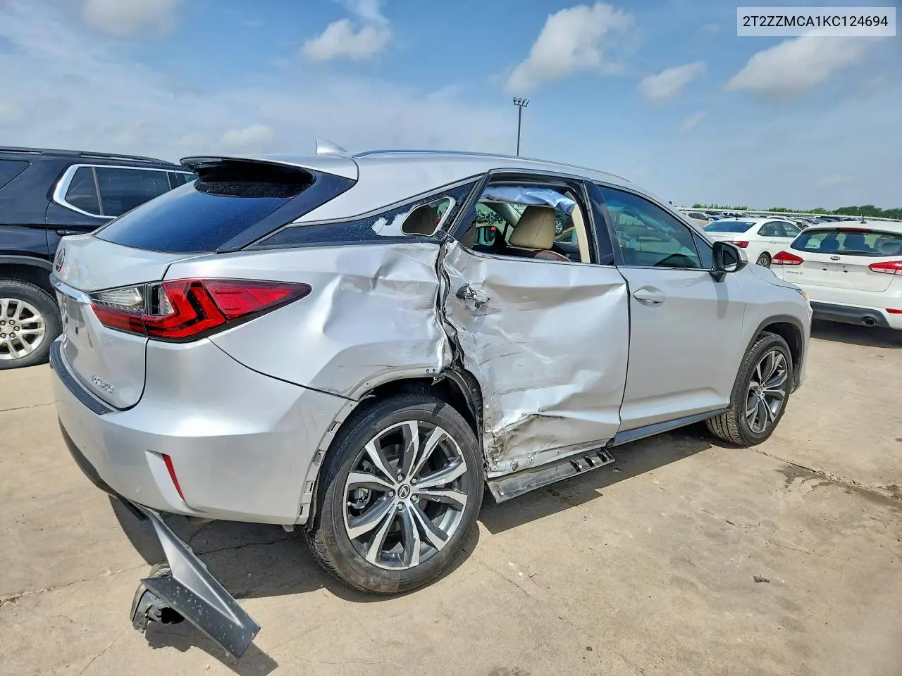 2019 Lexus Rx 350 Base VIN: 2T2ZZMCA1KC124694 Lot: 60787106