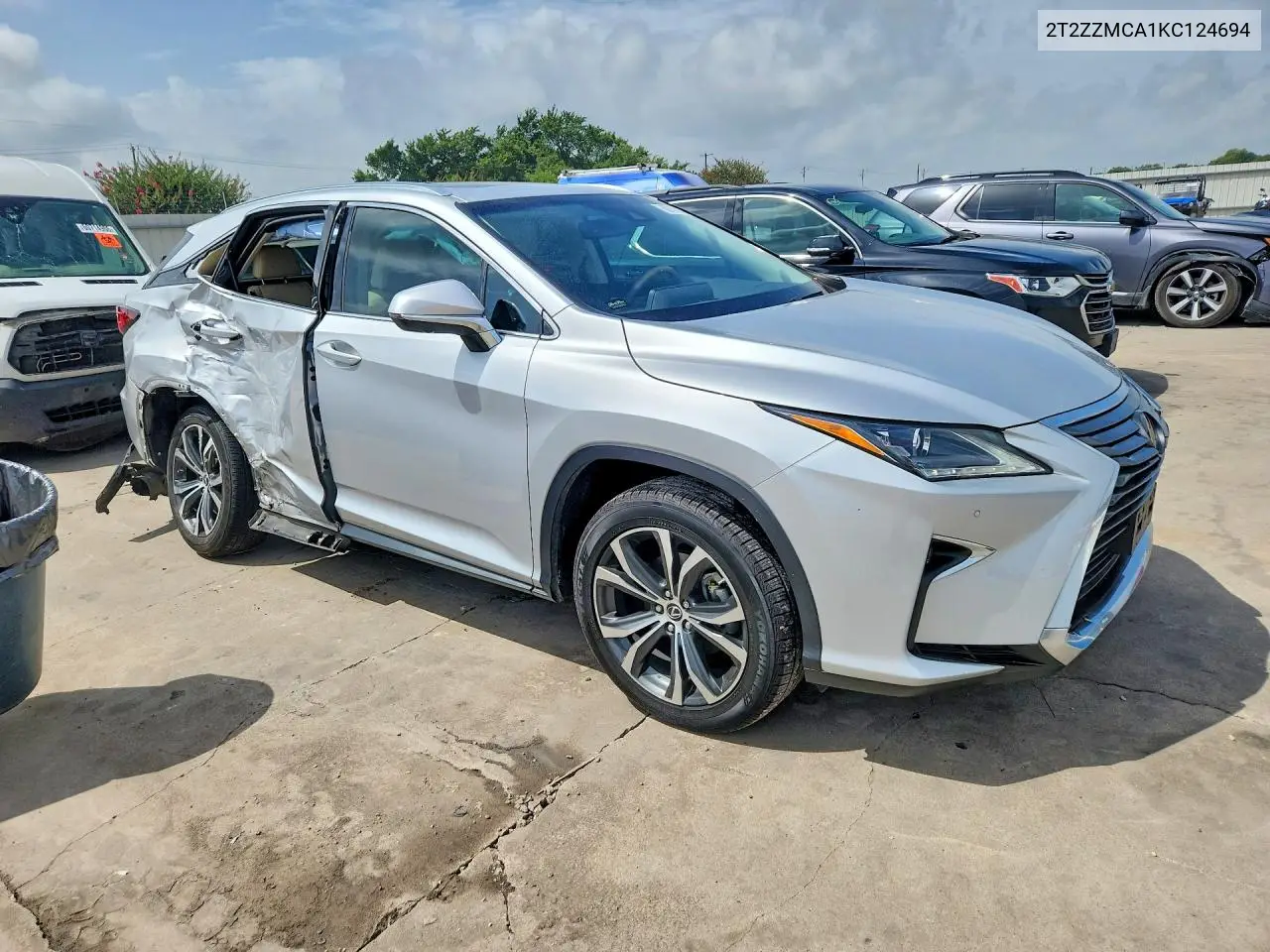 2019 Lexus Rx 350 Base VIN: 2T2ZZMCA1KC124694 Lot: 60787106