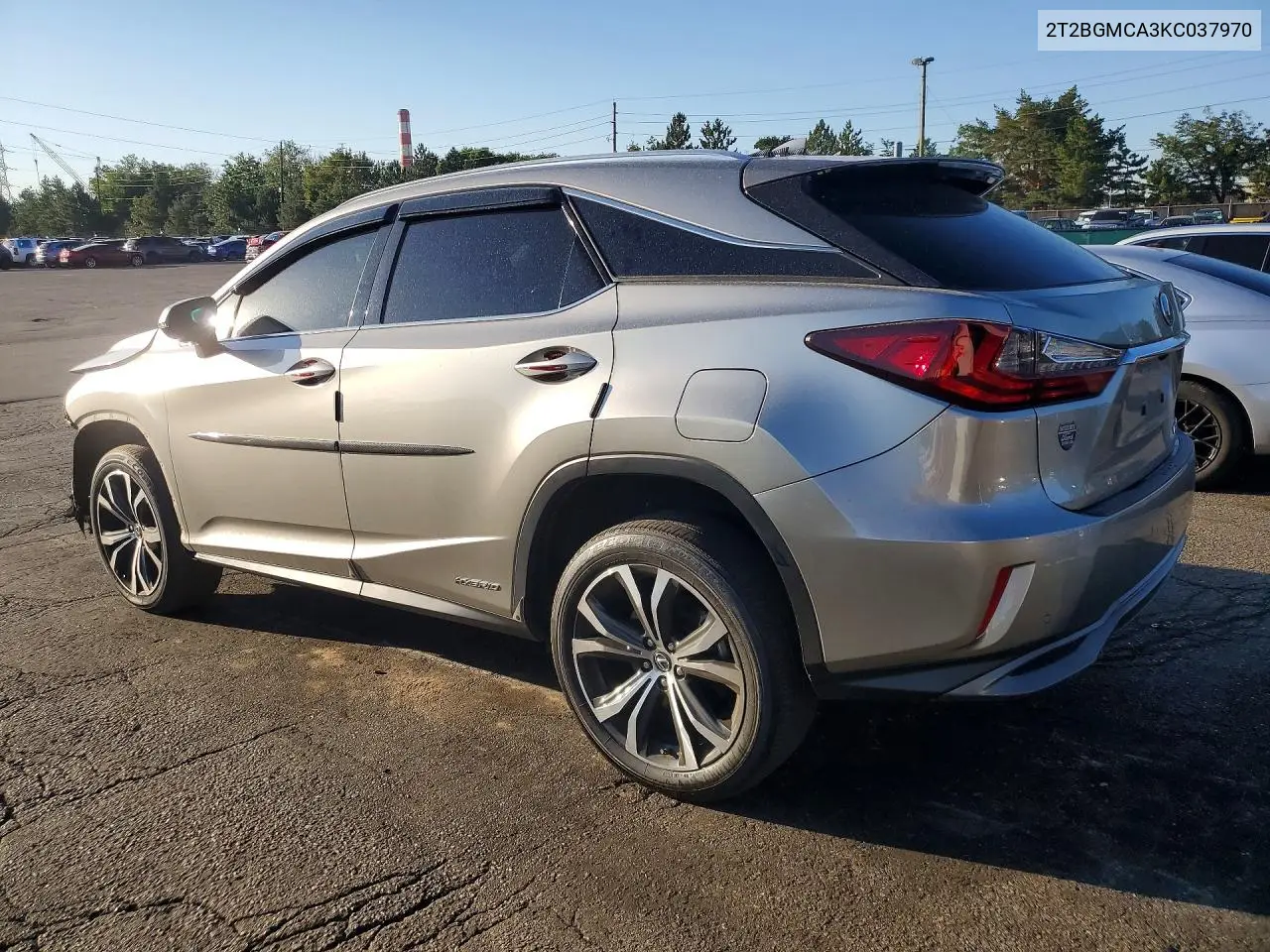 2019 Lexus Rx 450H Base VIN: 2T2BGMCA3KC037970 Lot: 61207206