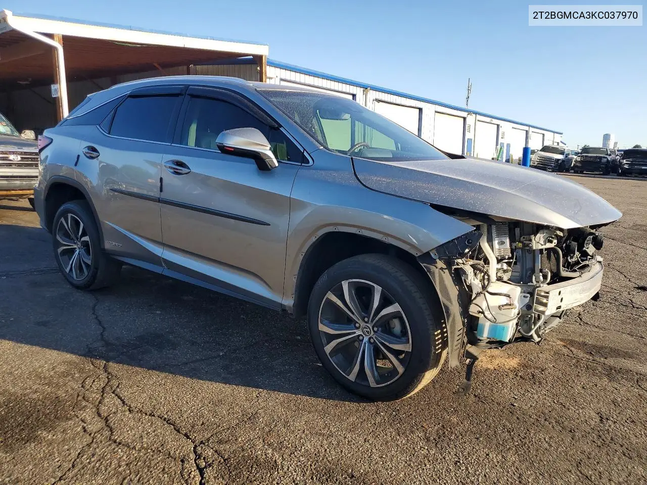 2019 Lexus Rx 450H Base VIN: 2T2BGMCA3KC037970 Lot: 61207206
