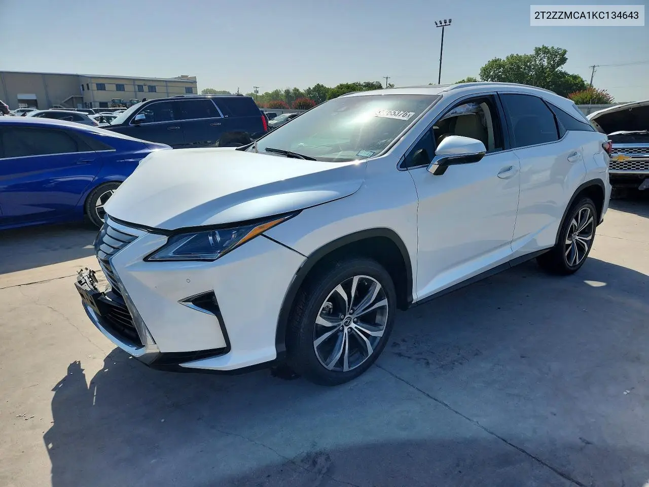 2019 Lexus Rx 350 Base VIN: 2T2ZZMCA1KC134643 Lot: 61765376
