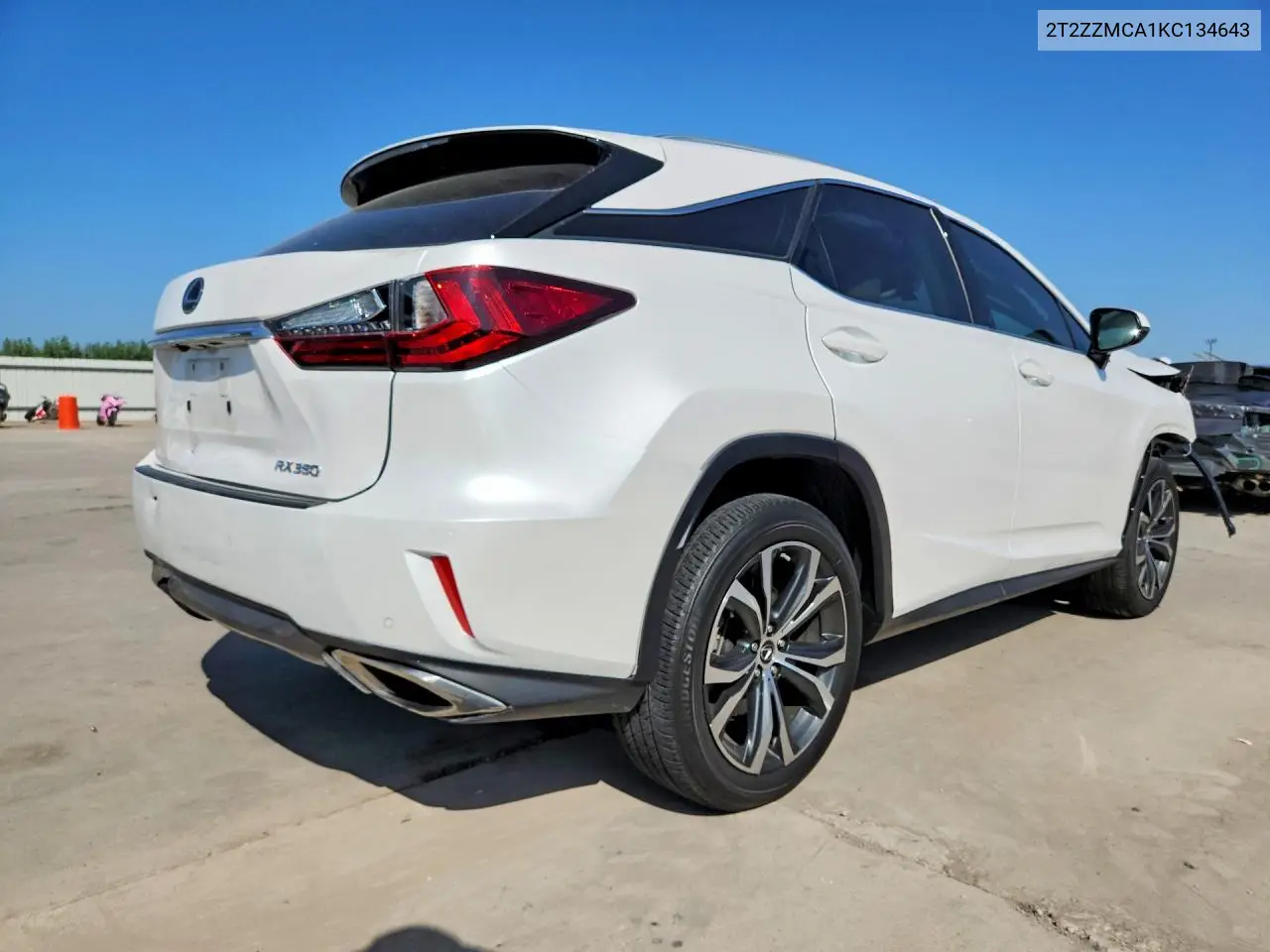 2019 Lexus Rx 350 Base VIN: 2T2ZZMCA1KC134643 Lot: 61765376