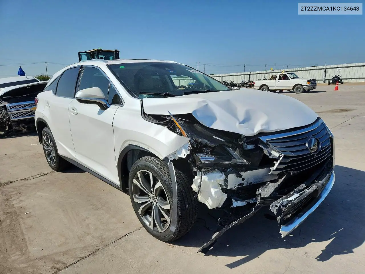2019 Lexus Rx 350 Base VIN: 2T2ZZMCA1KC134643 Lot: 61765376