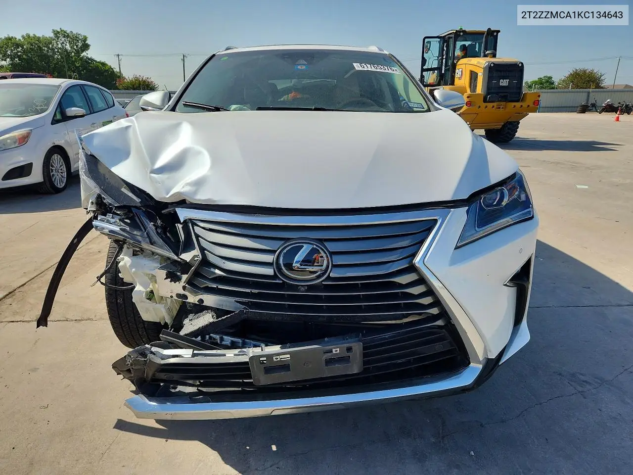 2019 Lexus Rx 350 Base VIN: 2T2ZZMCA1KC134643 Lot: 61765376