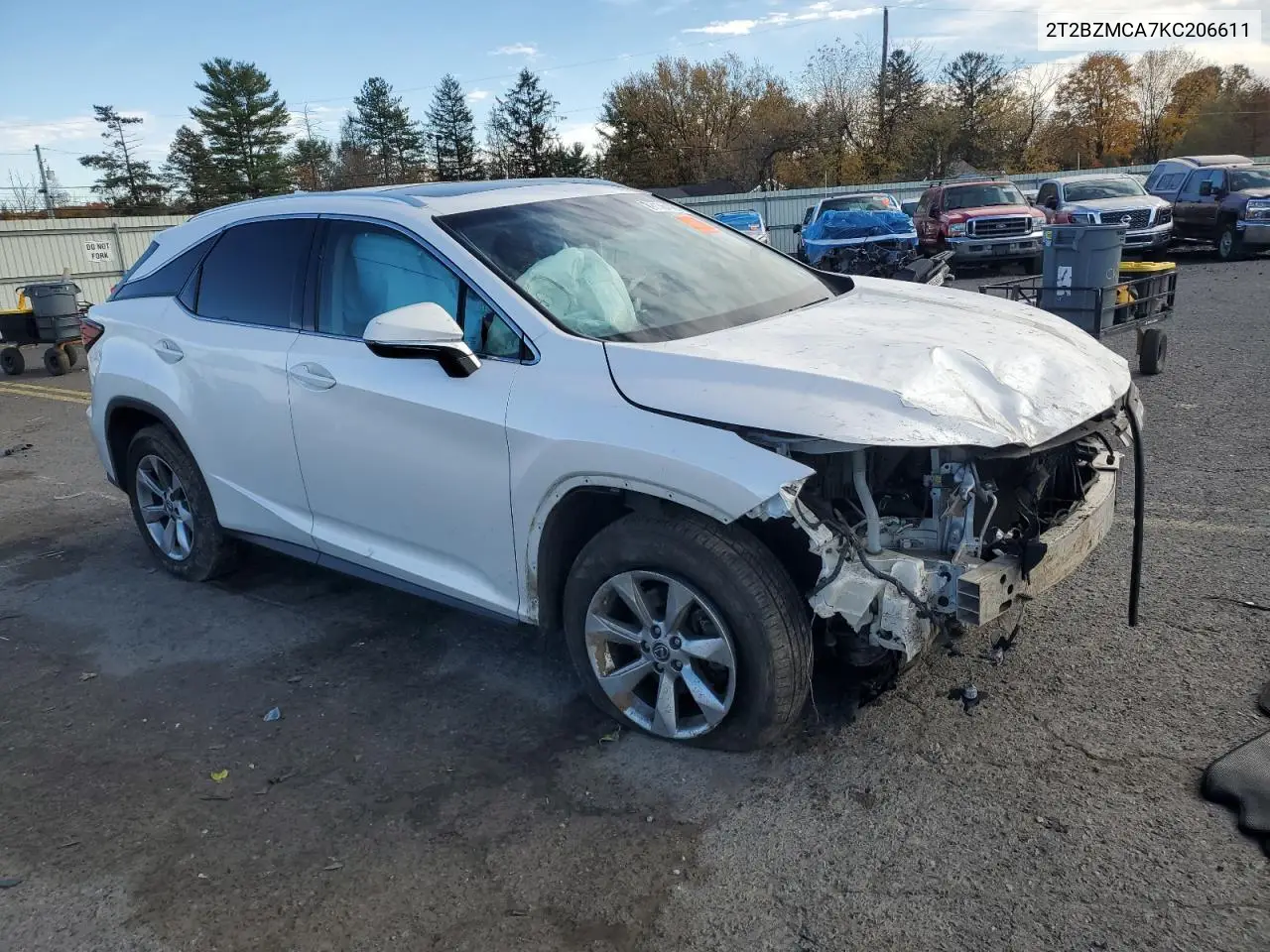 2T2BZMCA7KC206611 2019 Lexus Rx 350 Base