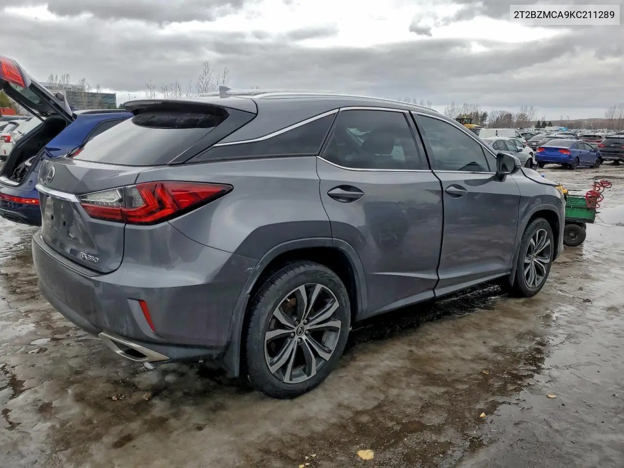 2T2BZMCA9KC211289 2019 Lexus Rx 350 Base