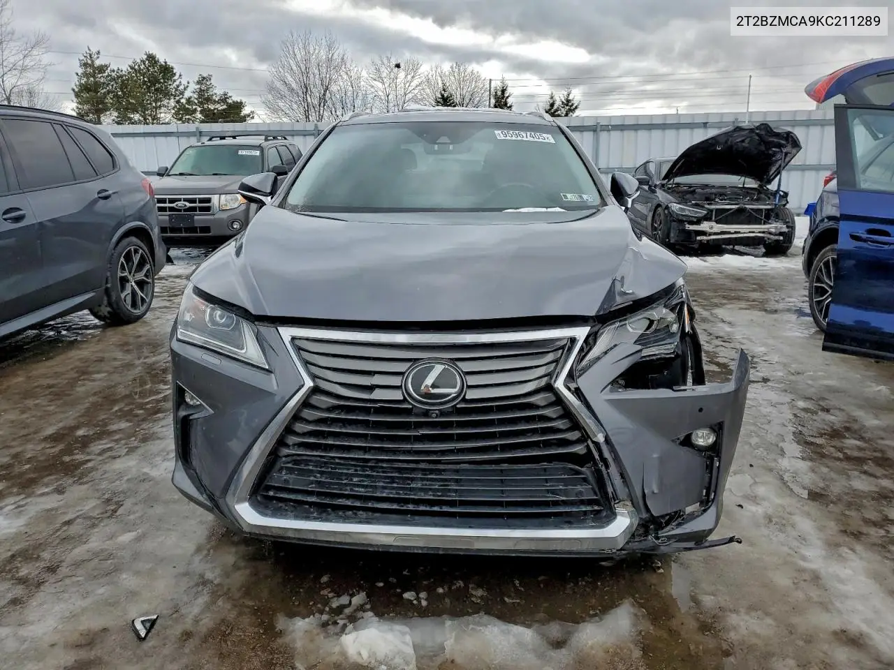 2T2BZMCA9KC211289 2019 Lexus Rx 350 Base